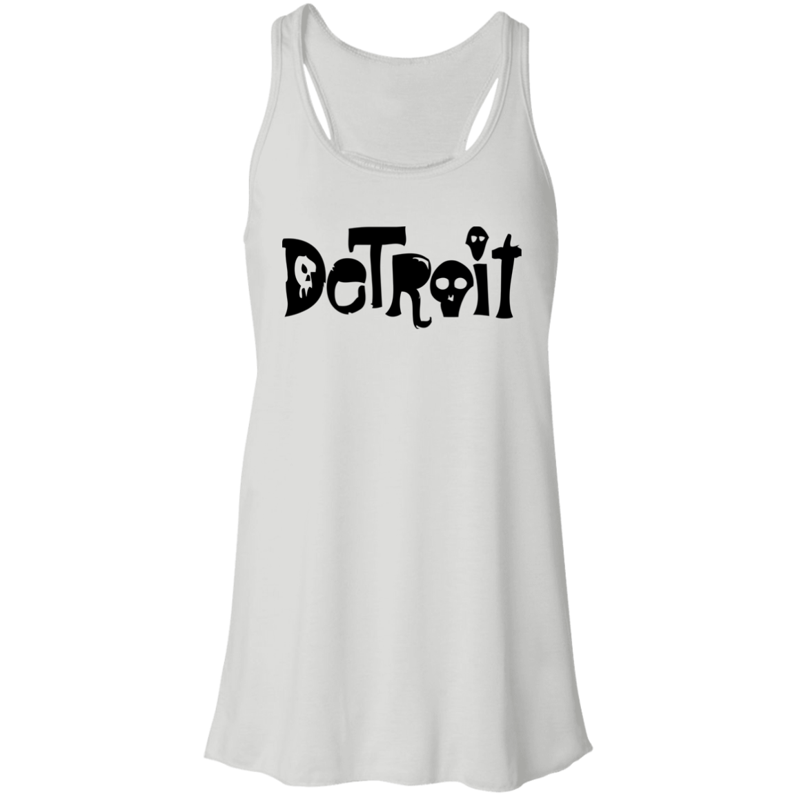 Vintage DWD Detroit Skulls Flowy Racerback Tank