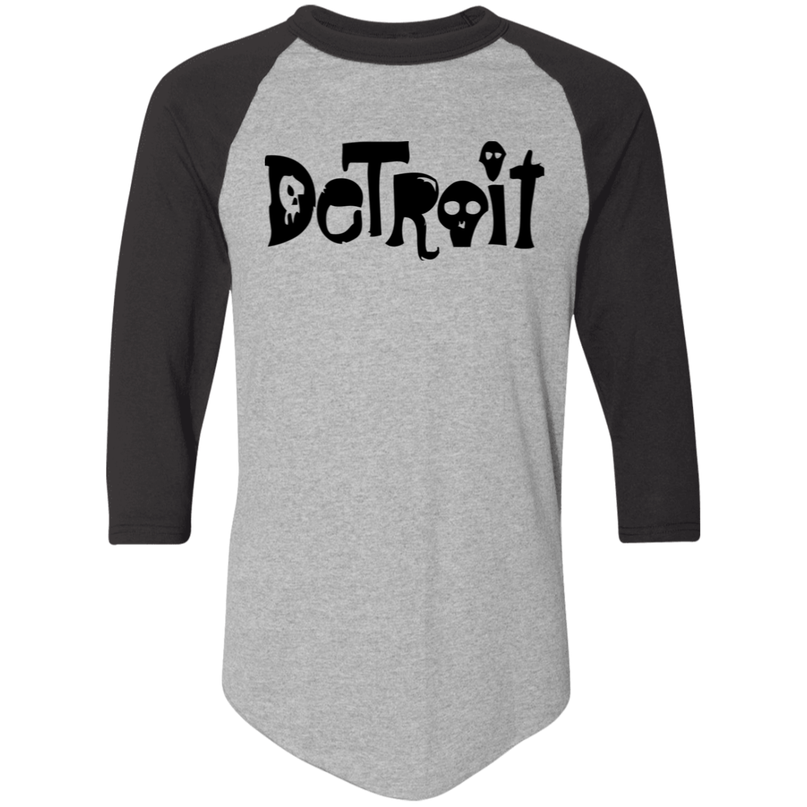 Vintage DWD Detroit Skulls Classic Raglan Jersey