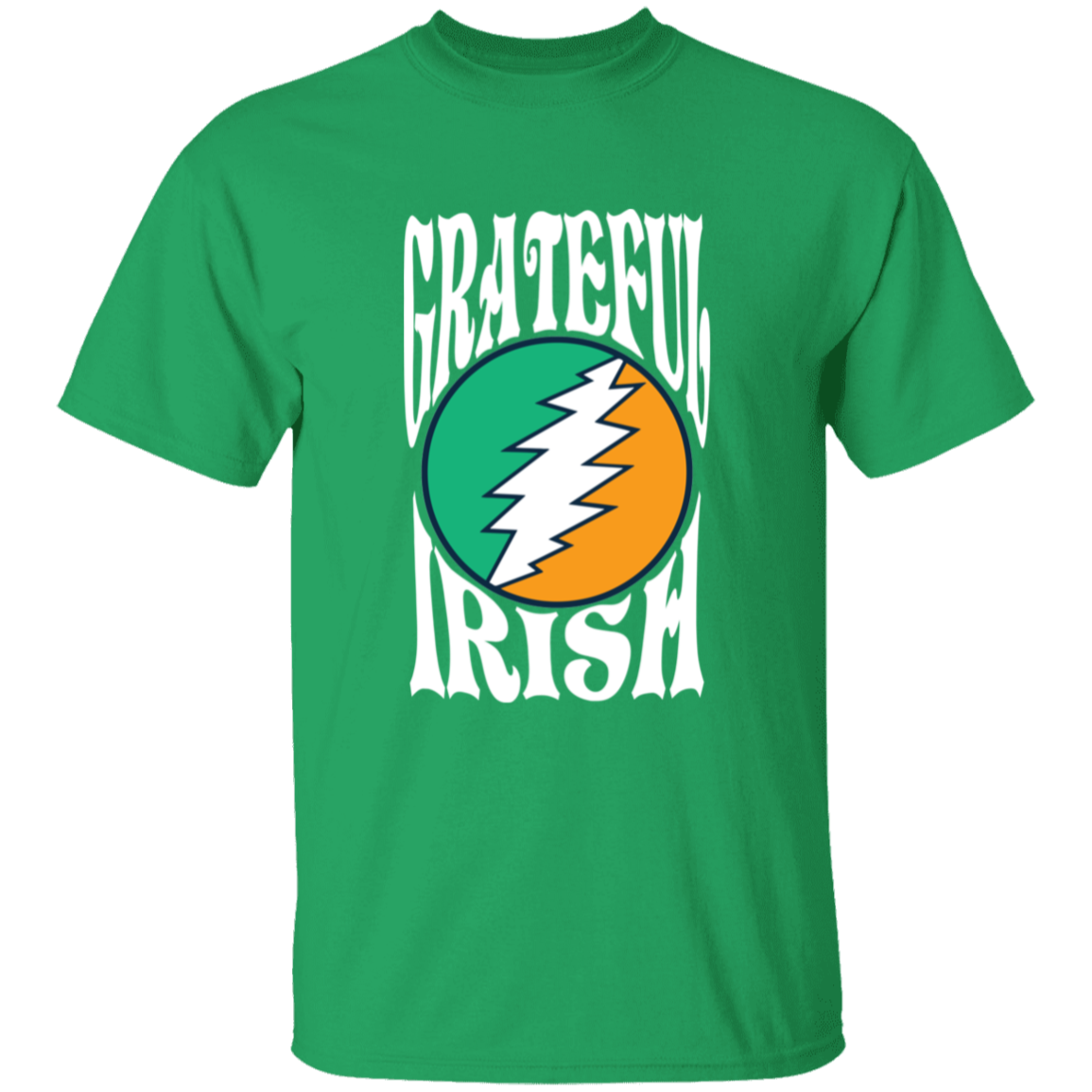 Grateful Irish - White Kids Unisex Classic T-Shirt