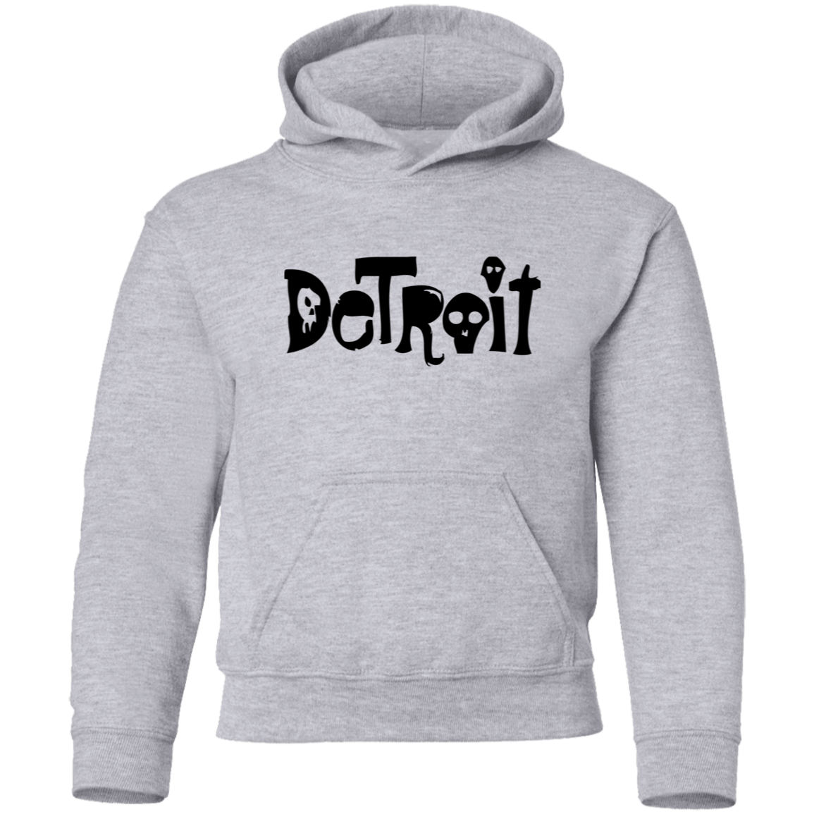 Vintage DWD Detroit Skulls Kids Unisex Classic Hoodie