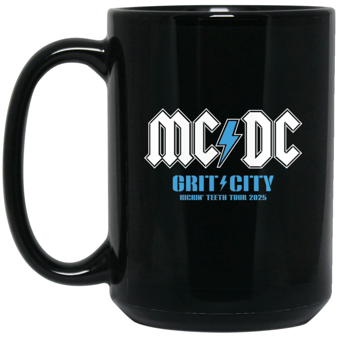 MCDC Kickin Teeth Tour 2025 (front) 15oz Black Mug