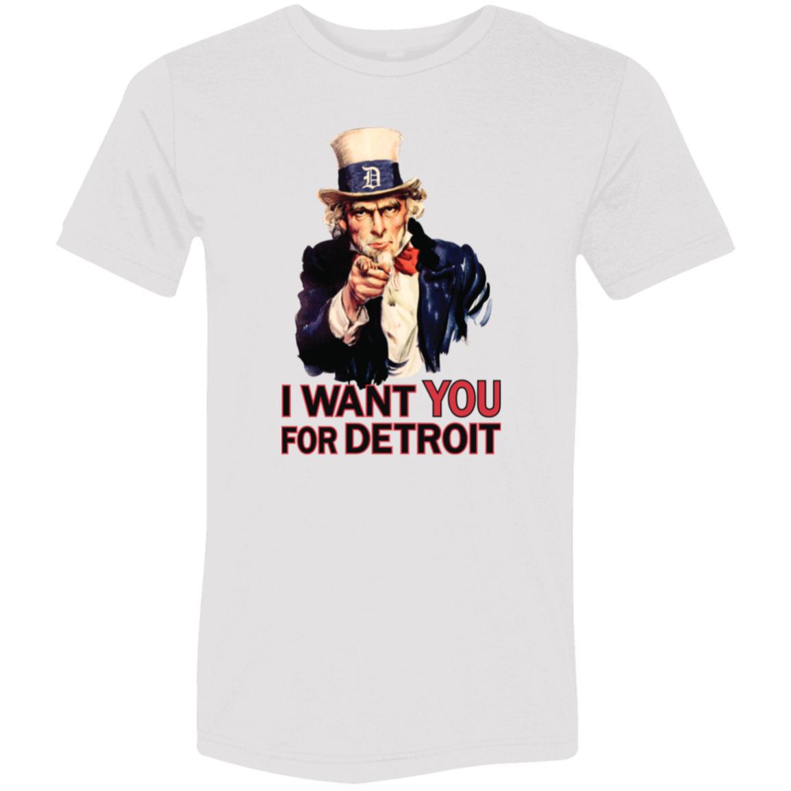 I Want You For Detroit Unisex Triblend T-Shirt