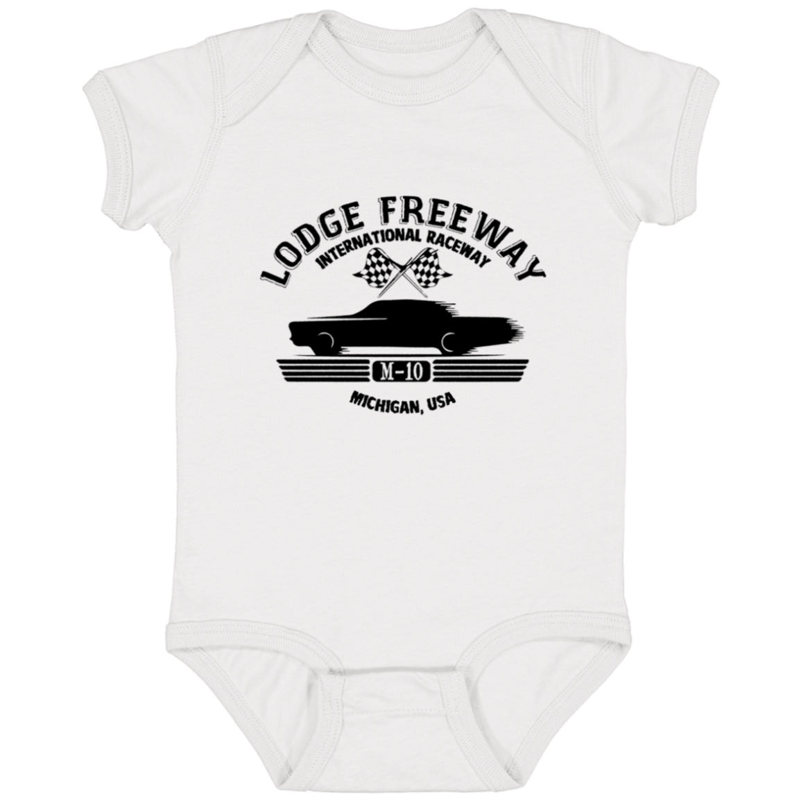 Lodge Freeway International Raceway Infant Baby Onsie Bodysuit