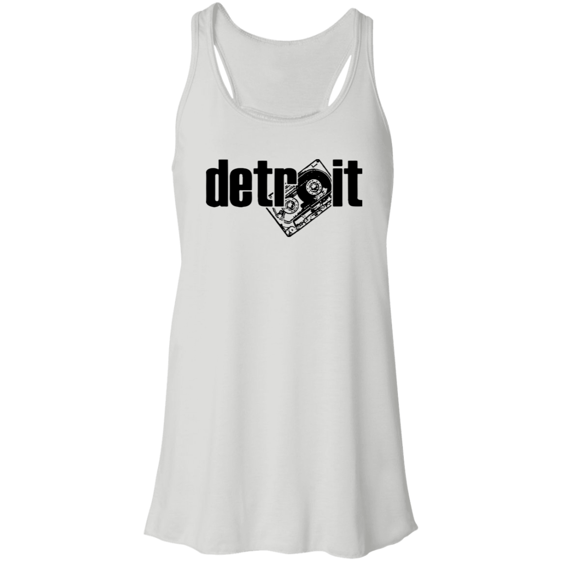 DWD Detroit Casette Flowy Racerback Tank