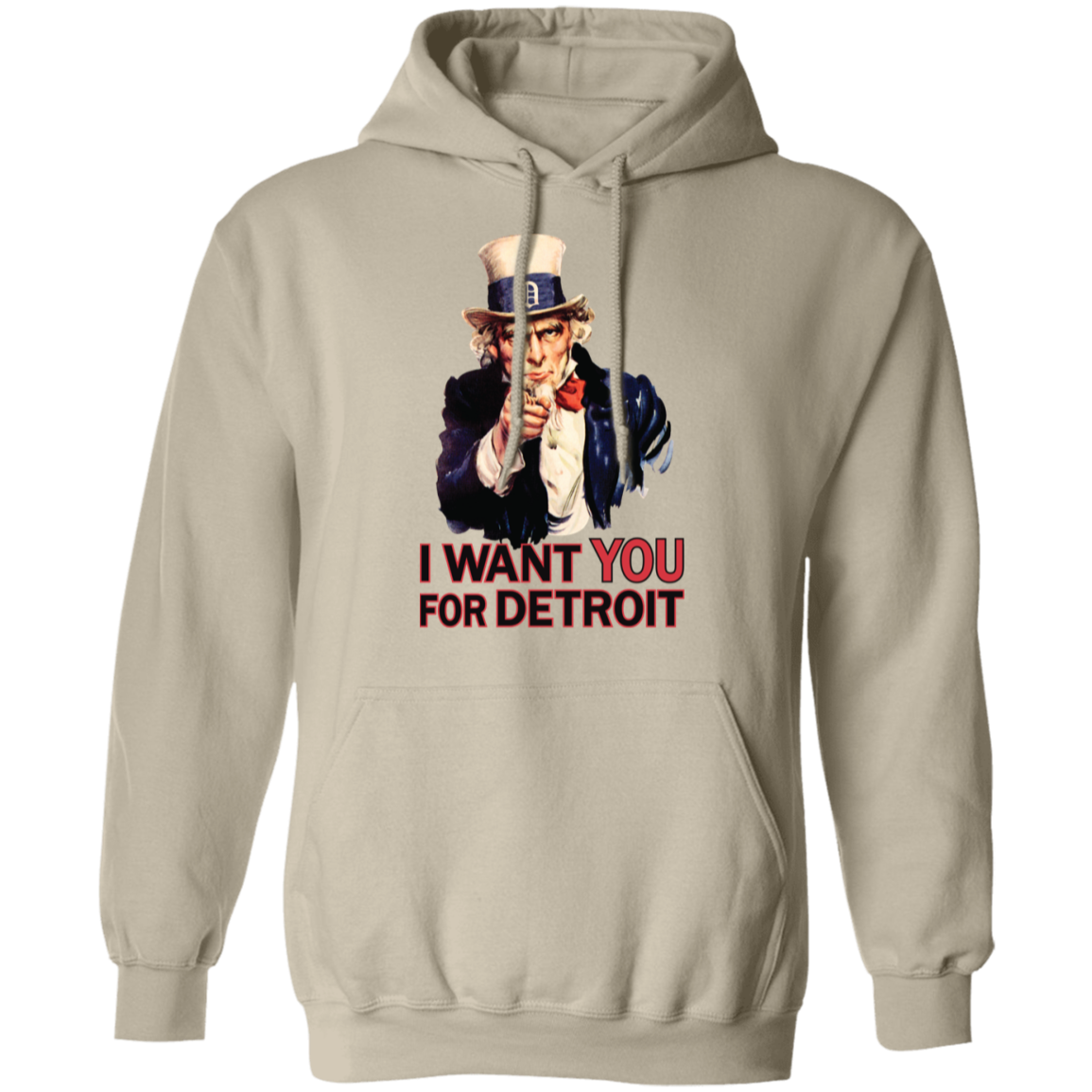 I Want You For Detroit Classic Unisex Hoodie