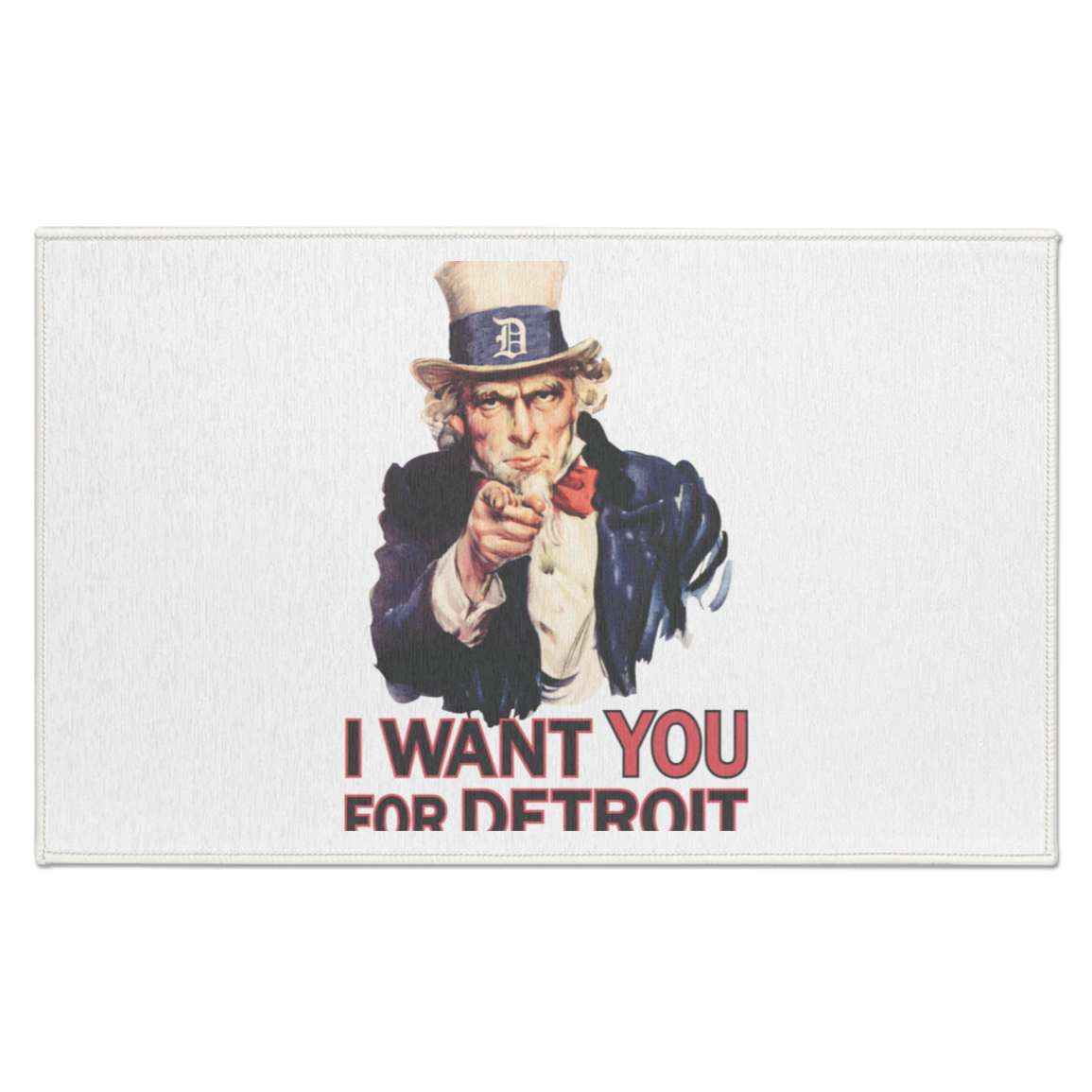 I Want You For Detroit Indoor Accent Doormat