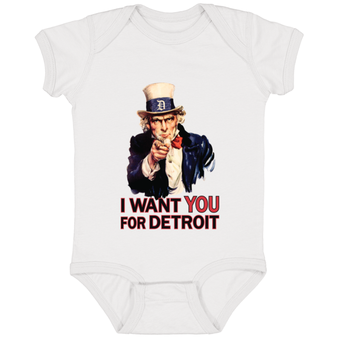 I Want You For Detroit Infant Baby Onsie Bodysuit
