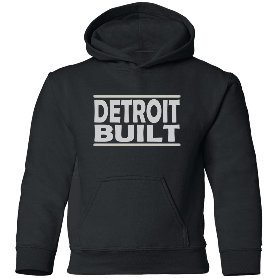 Old School Detroit Built Kids Unisex Classic Hoodie