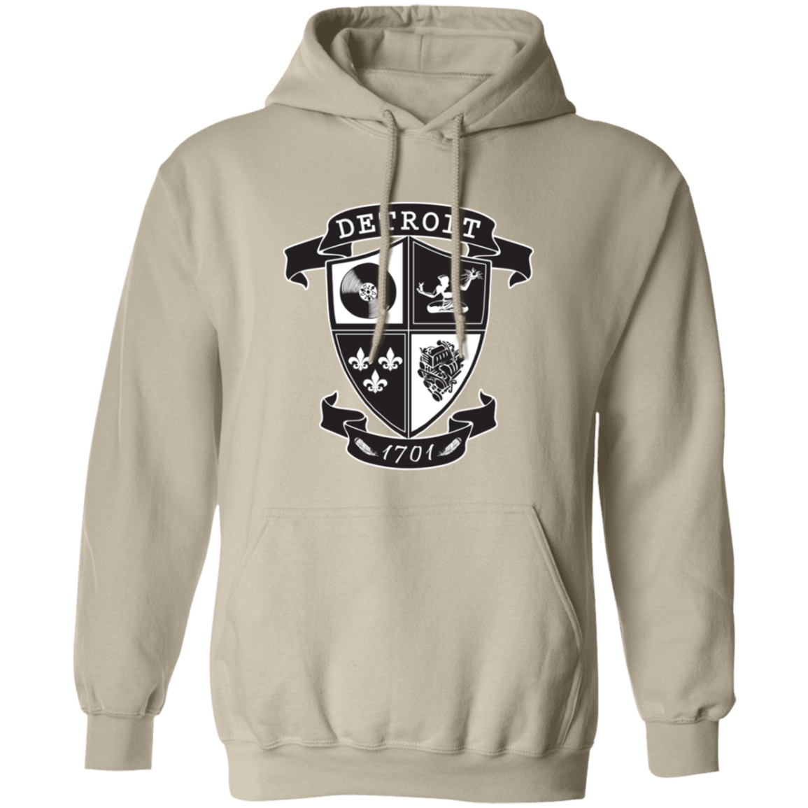 A Detroit Crest Classic Unisex Hoodie