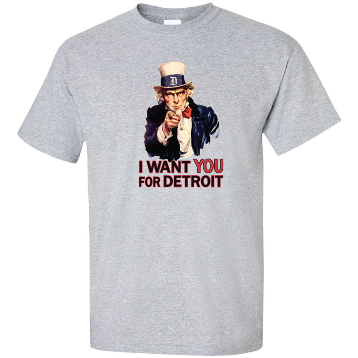 I Want You For Detroit Tall Ultra Cotton T-Shirt