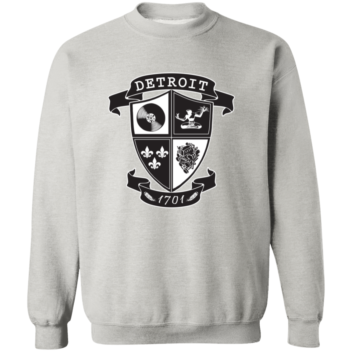 A Detroit Crest Classic Crewneck Sweatshirt