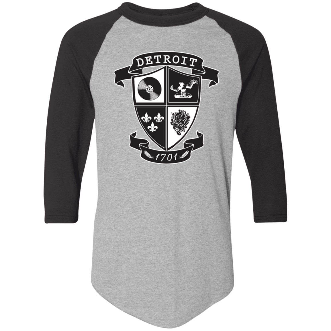 A Detroit Crest Classic Raglan Jersey