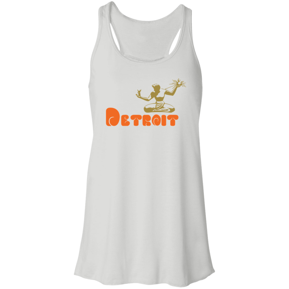 Classic  DWD Spirit of Detroit Flowy Racerback Tank