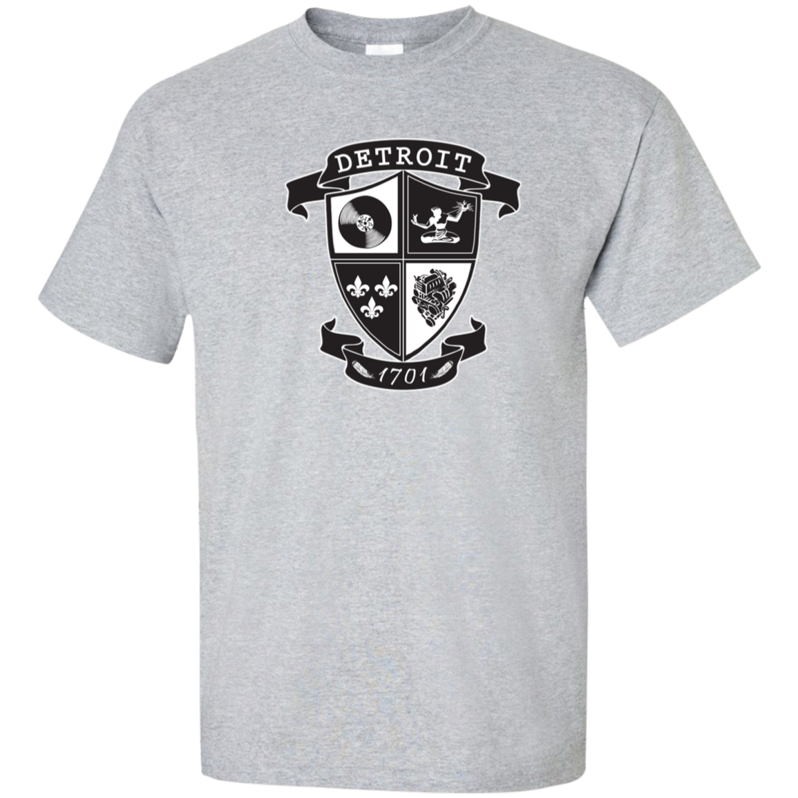 A Detroit Crest Tall Ultra Cotton T-Shirt