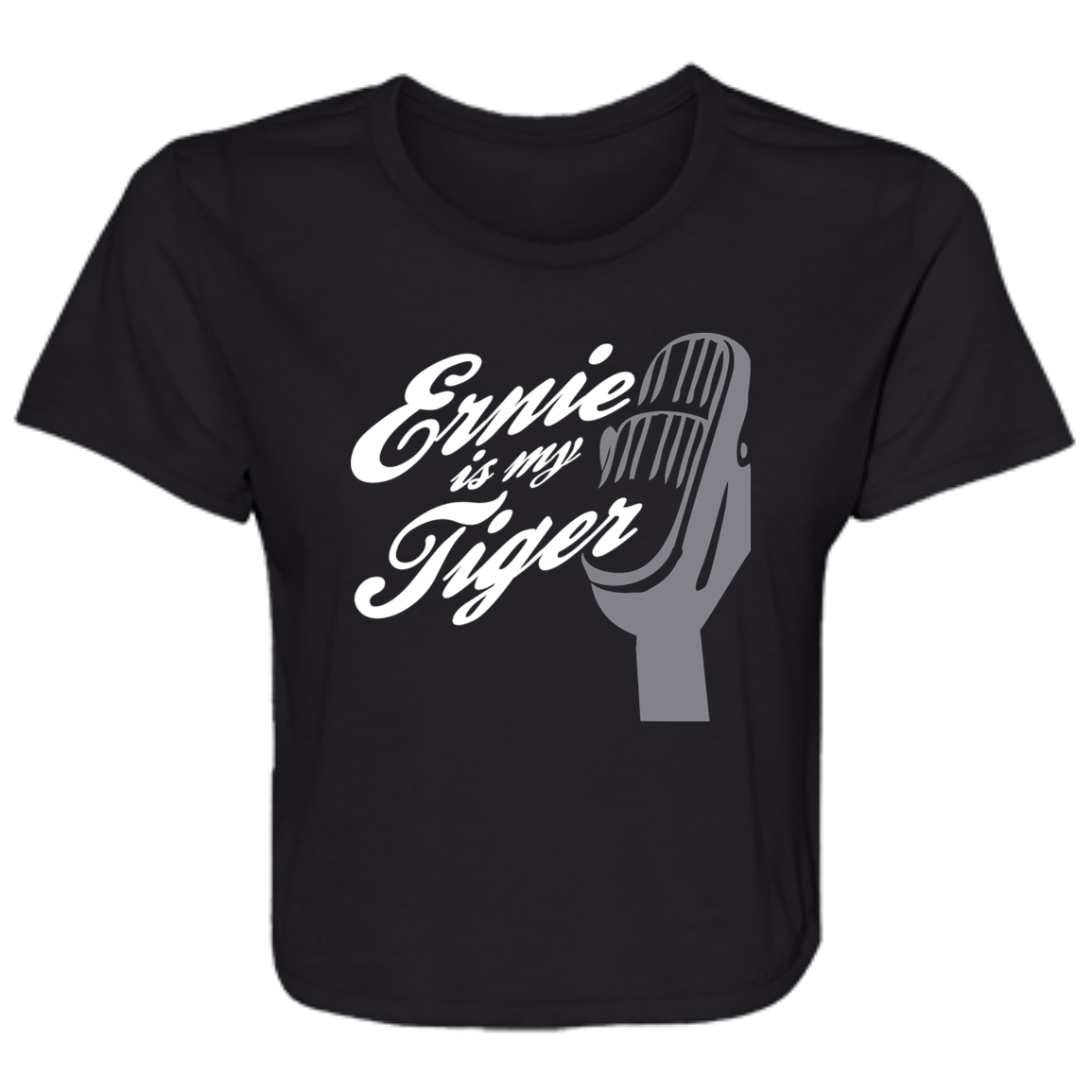 Ernie Is My Tiger Flowy Cropped Tee