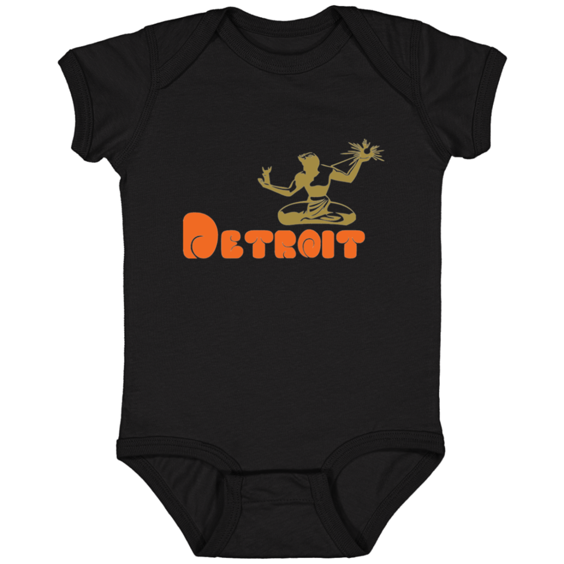 Classic  DWD Spirit of Detroit Infant Baby Onsie Bodysuit