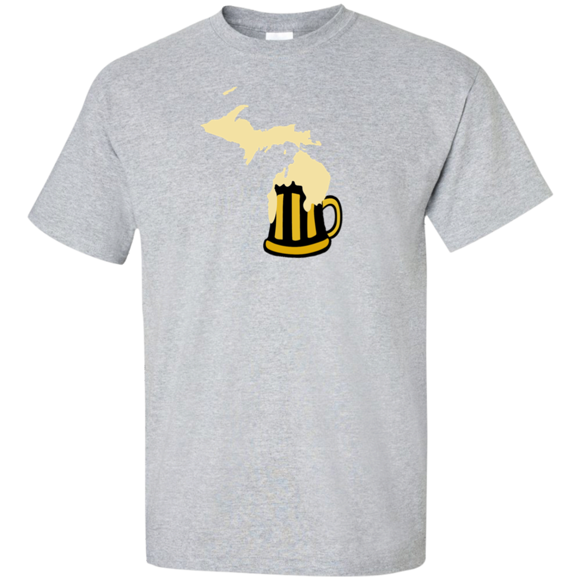 Great Michigan Beer State Tall Ultra Cotton T-Shirt