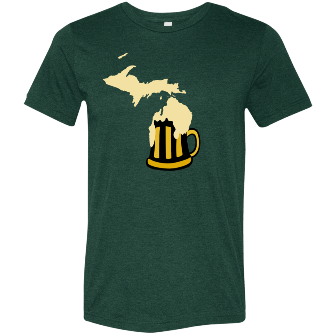 Great Michigan Beer State Unisex Triblend T-Shirt