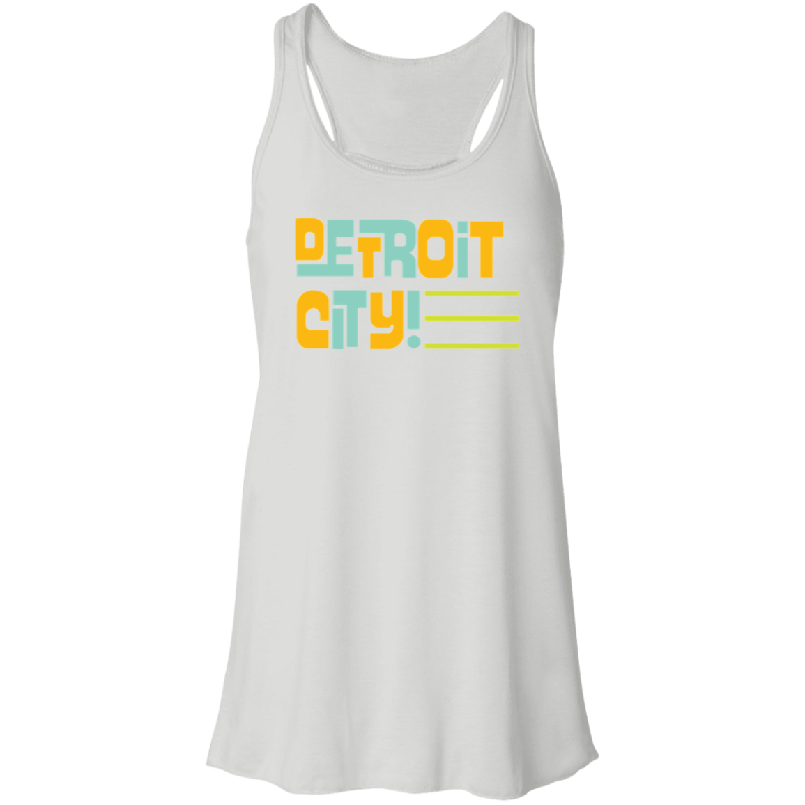 Classic DWD Detroit City Flowy Racerback Tank