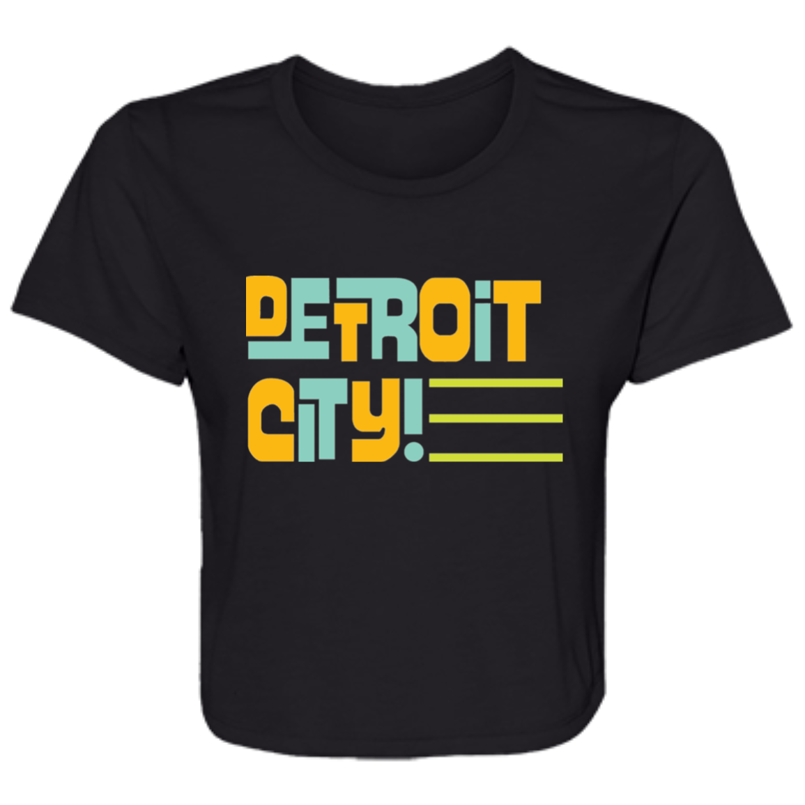 Classic DWD Detroit City Flowy Cropped Tee