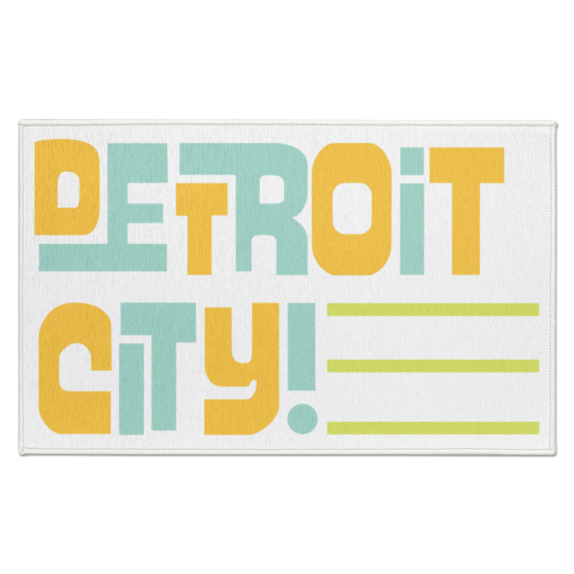 Classic DWD Detroit City Indoor Accent Doormat