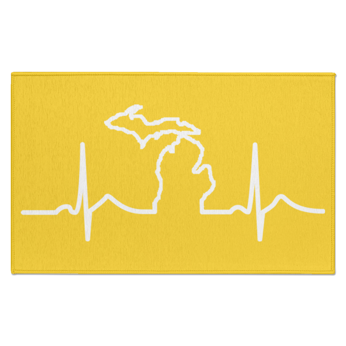 DWD Michigan Heartbeat Indoor Accent Doormat