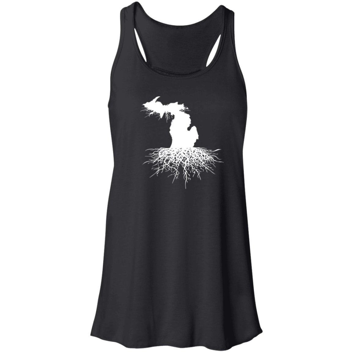 Original Michigan Roots Flowy Racerback Tank