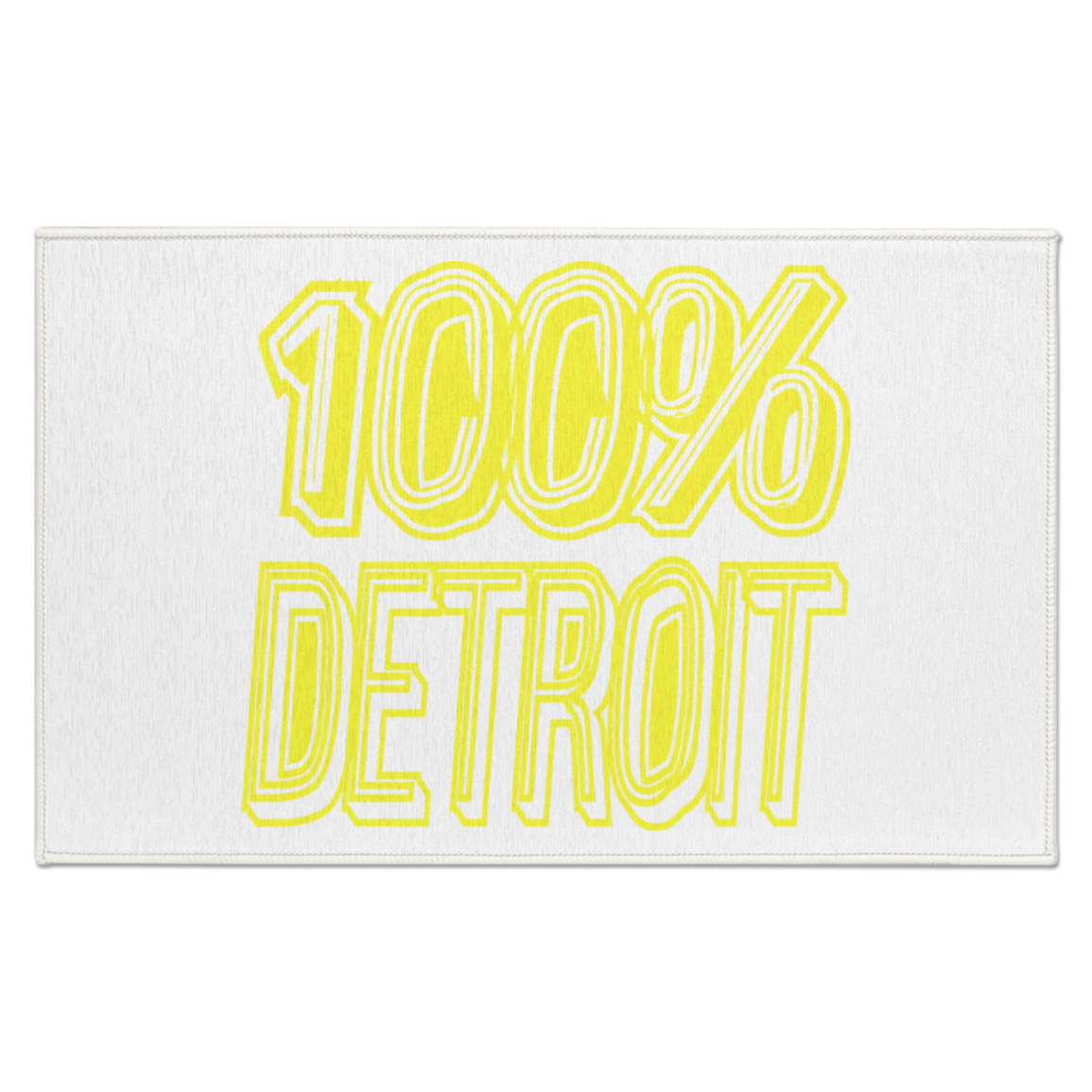 100% Detroit Indoor Accent Doormat