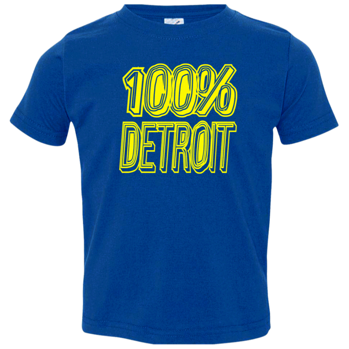 100% Detroit Cute Toddler T-Shirt