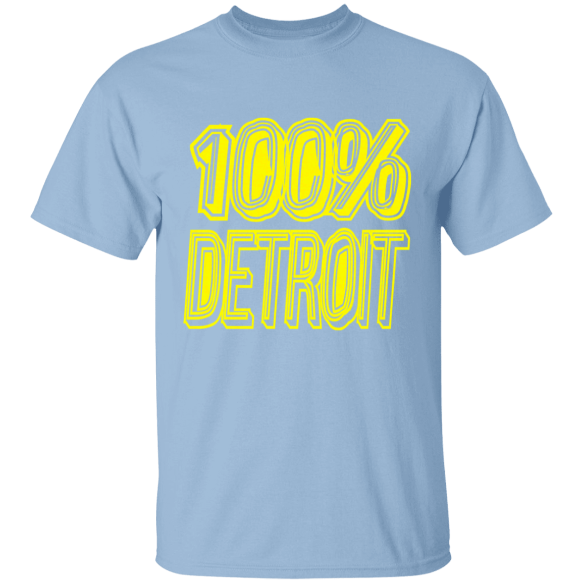 100% Detroit Unisex Youth Classic T-Shirt