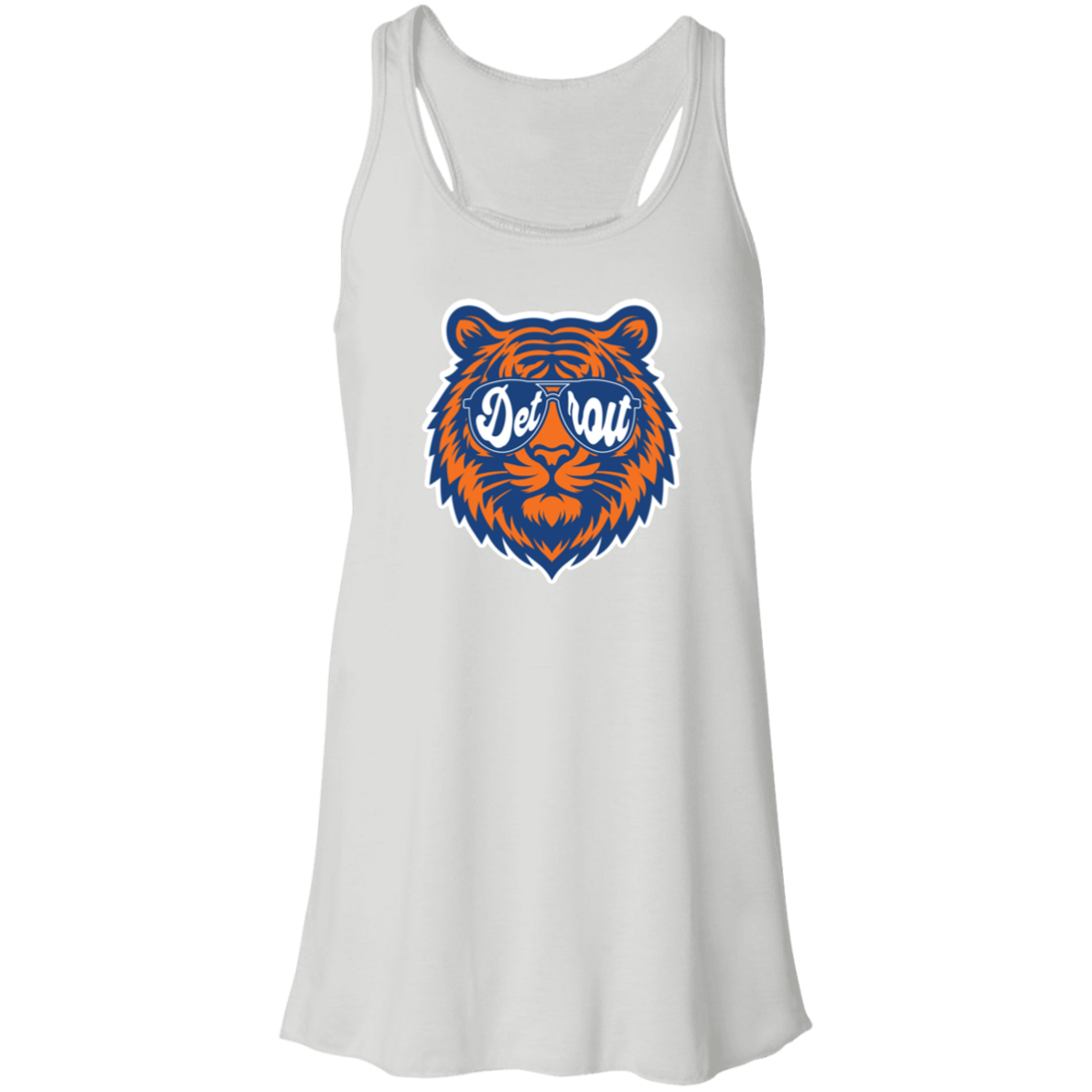 Tiger Detroit Sunglasses Flowy Racerback Tank