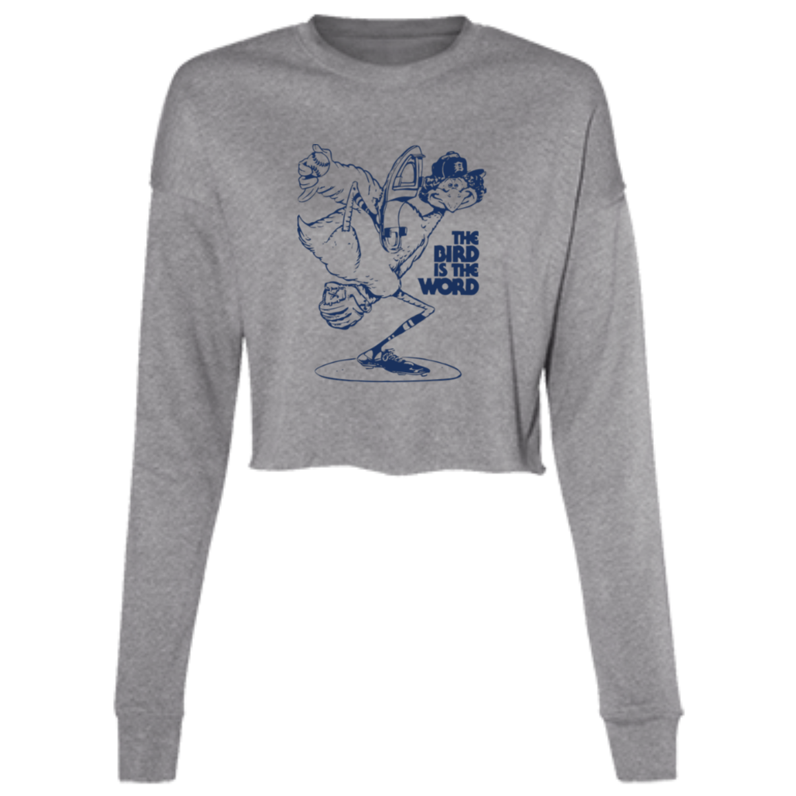Bird is the Word Women's Cropped Crewneck Sweatshirt
