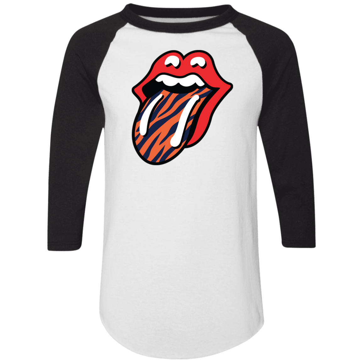 Tigers Rolling Stones Style Classic Raglan Jersey