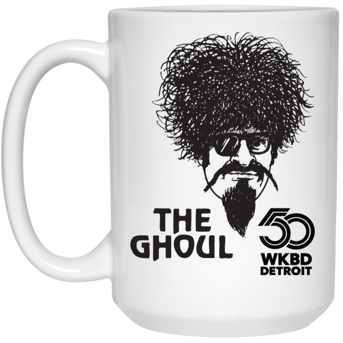 The Detroit Ghoul 15oz White Mug