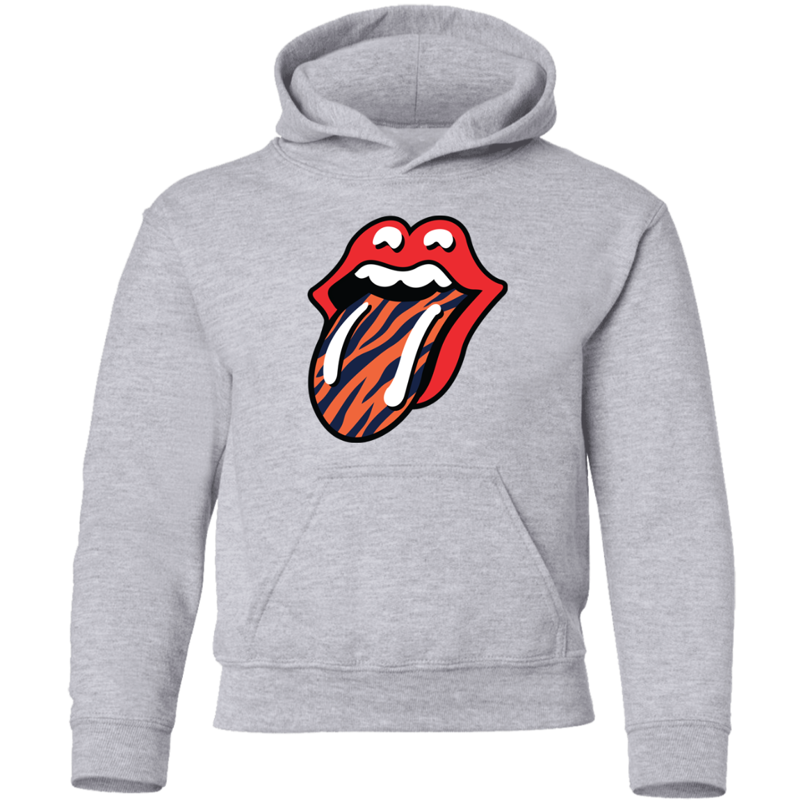 Tigers Rolling Stones Style Kids Unisex Classic Hoodie