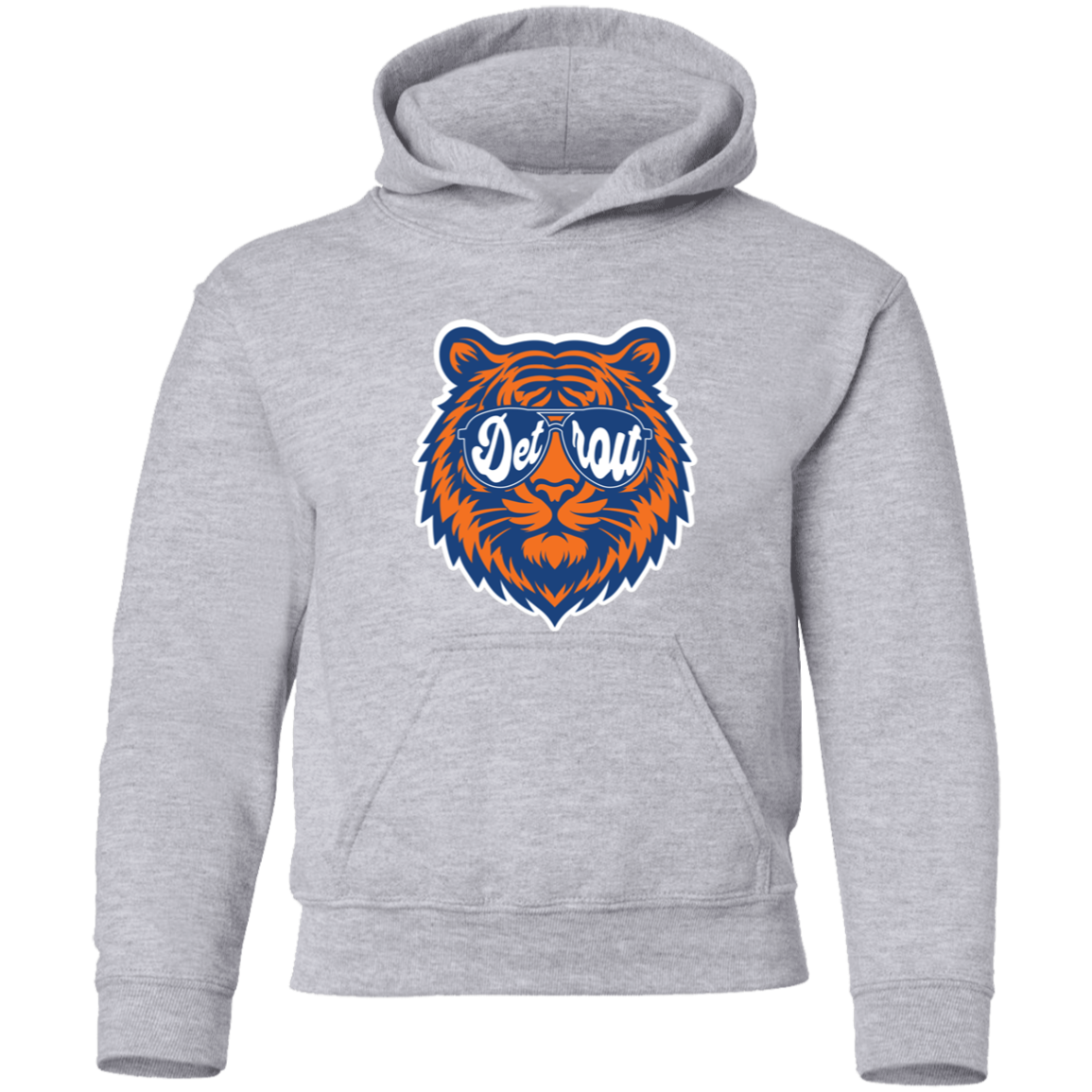 Tiger Detroit Sunglasses Kids Unisex Classic Hoodie
