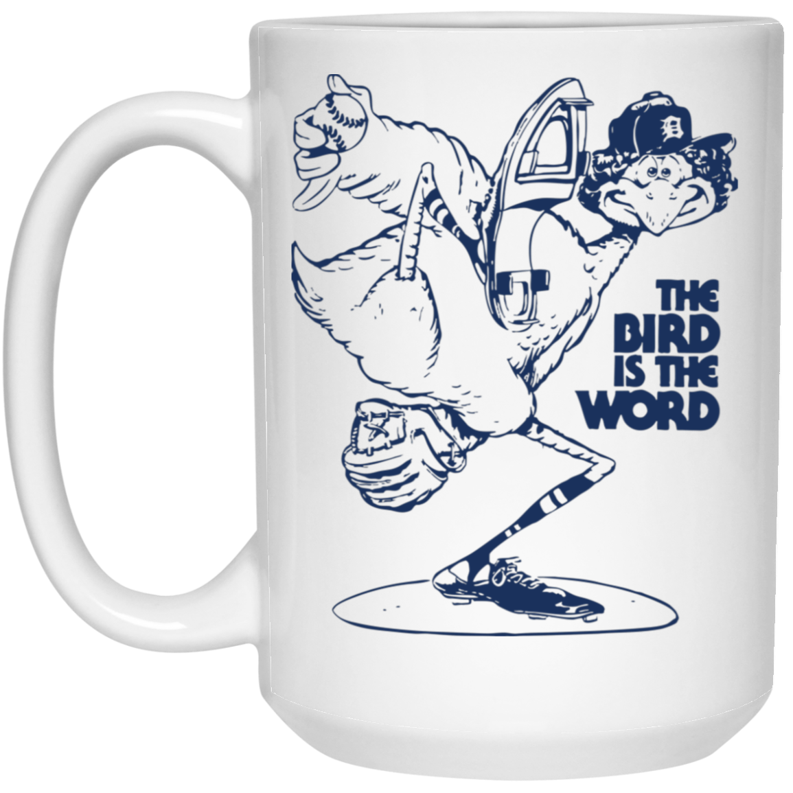 Bird is the Word 15oz White Mug