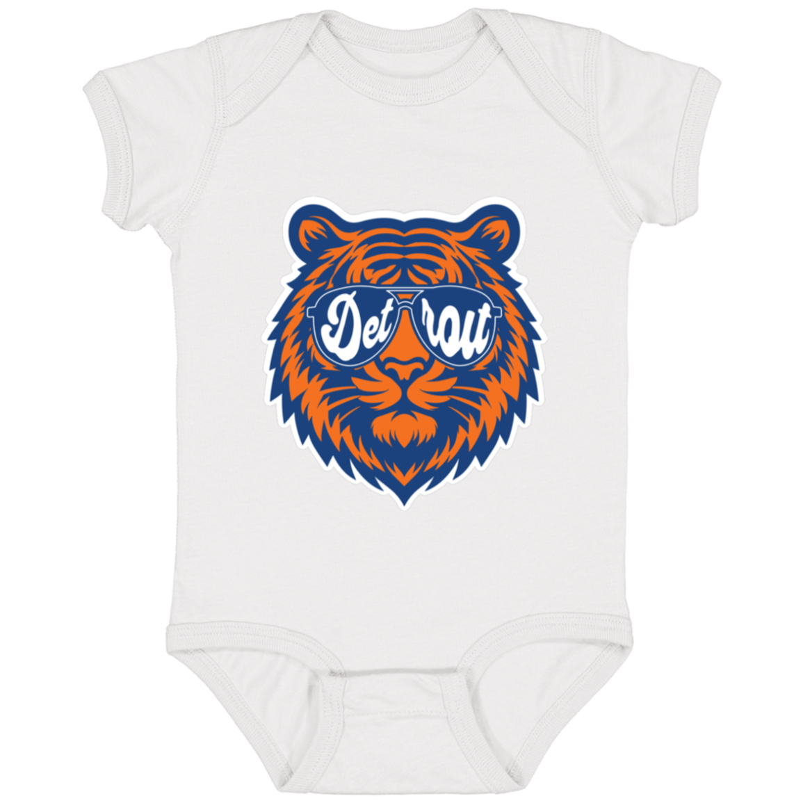 Tiger Detroit Sunglasses Infant Baby Onsie Bodysuit