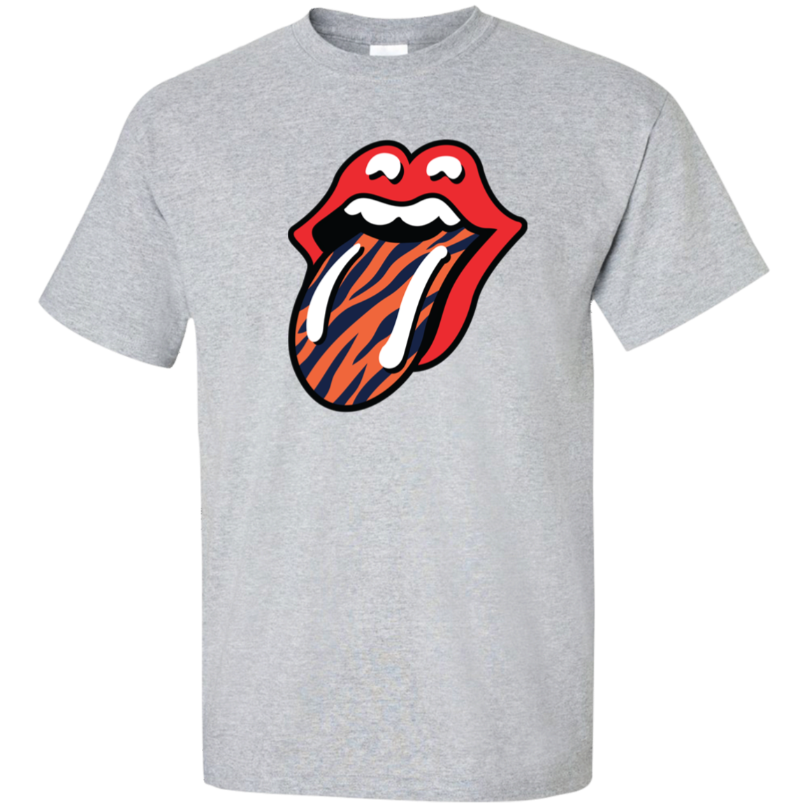 Tigers Rolling Stones Style Tall Ultra Cotton T-Shirt