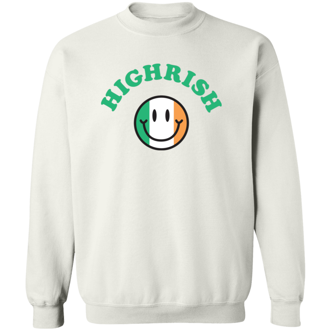 Highrish - Green Classic Crewneck Sweatshirt