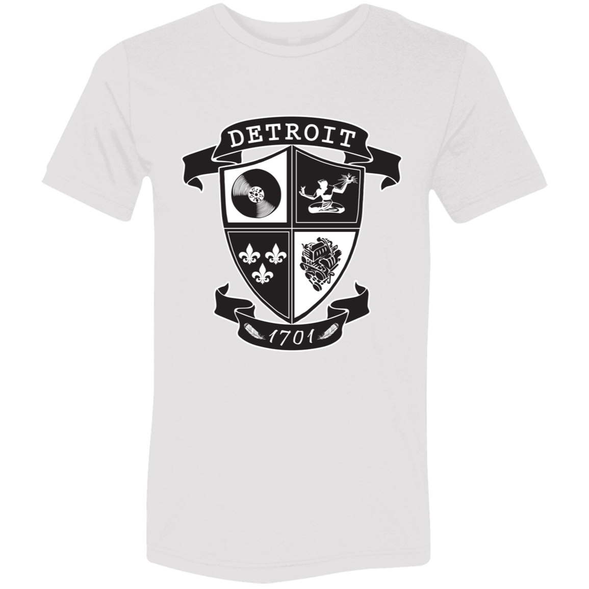 A Detroit Crest Unisex Triblend T-Shirt
