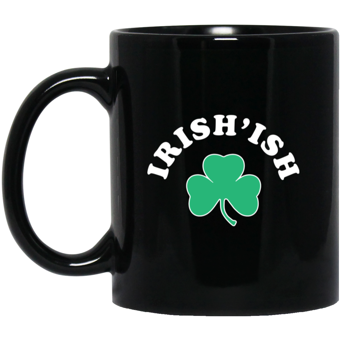 Irish-ish - White Black Mug
