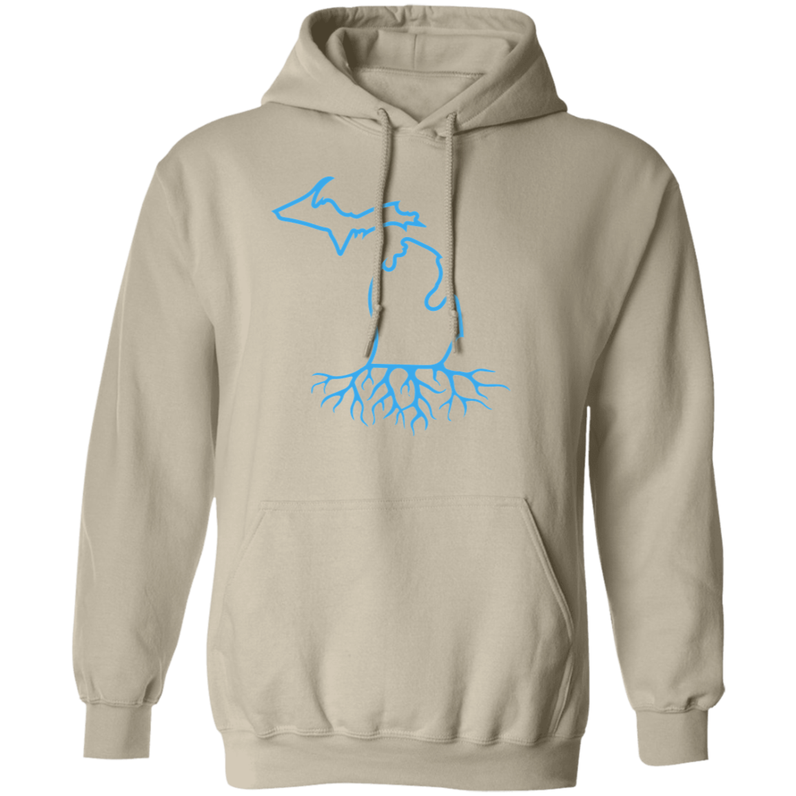 Michigan Roots - Honolulu Blue Classic Unisex Hoodie
