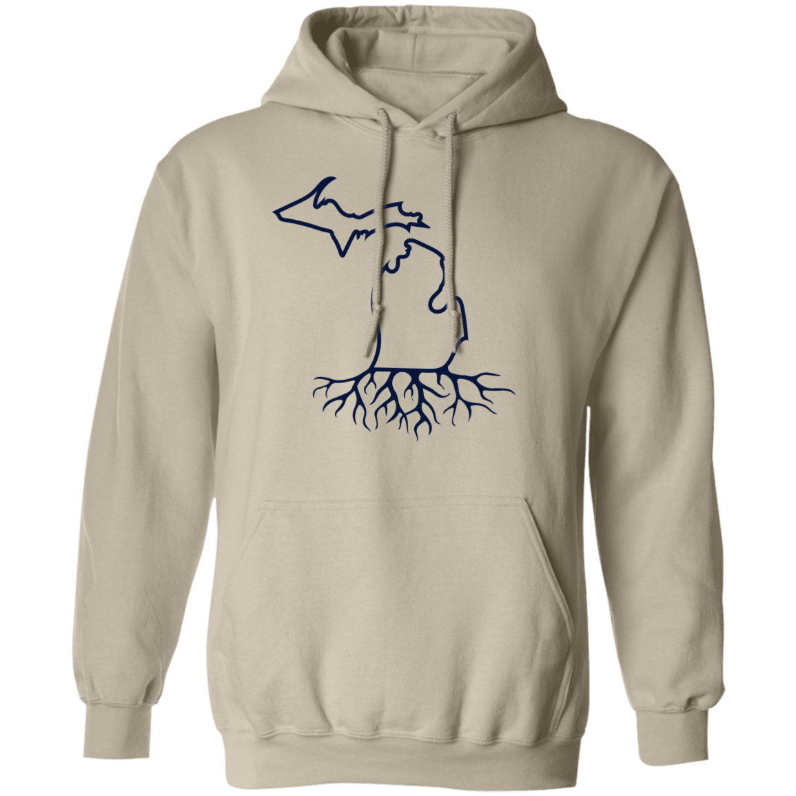 Michigan Roots - Navy Classic Unisex Hoodie
