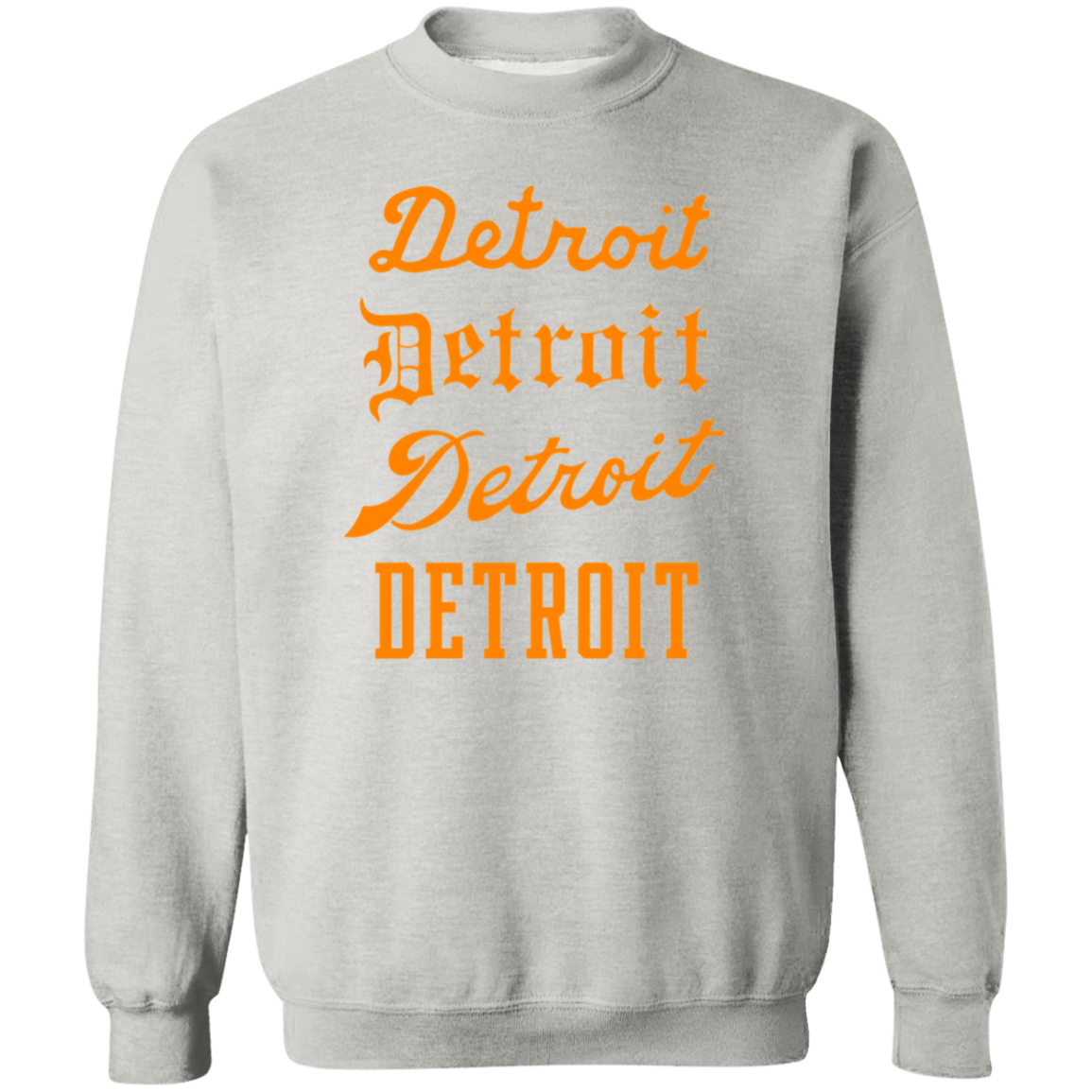 Detroit Stack - Orange Classic Crewneck Sweatshirt