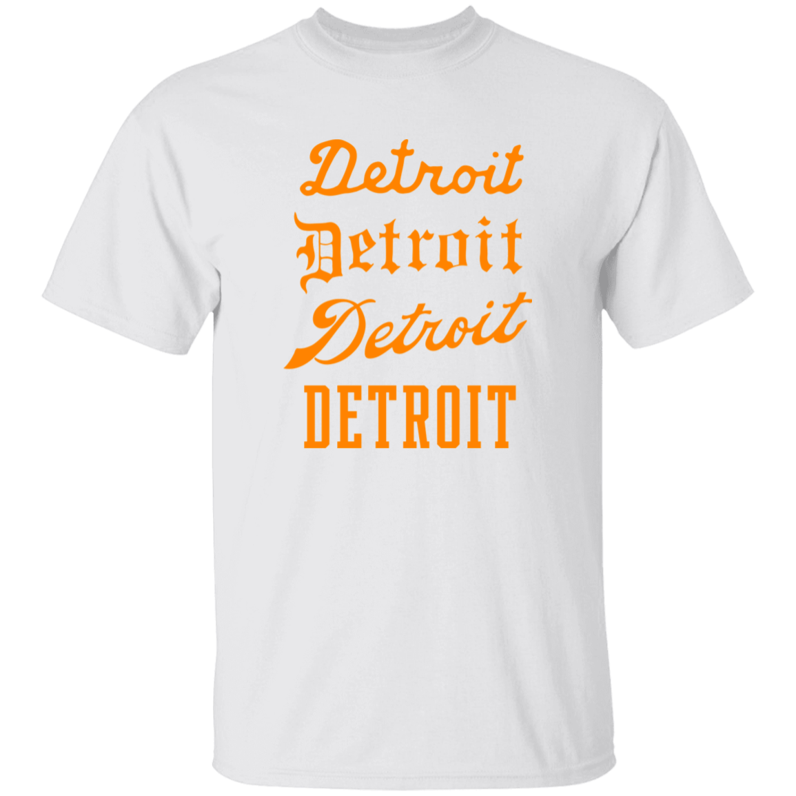 Detroit Stack - Orange Unisex Youth Classic T-Shirt