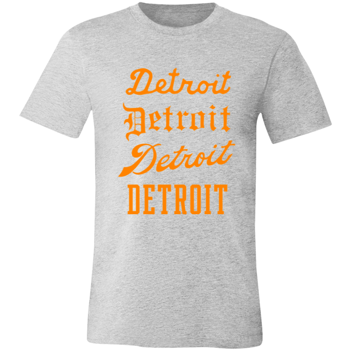 Detroit Stack - Orange Unisex Classic T-Shirt