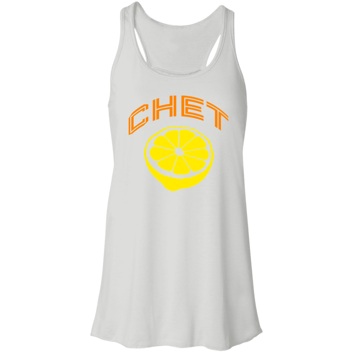 Chet - Orange + Lemon Flowy Racerback Tank