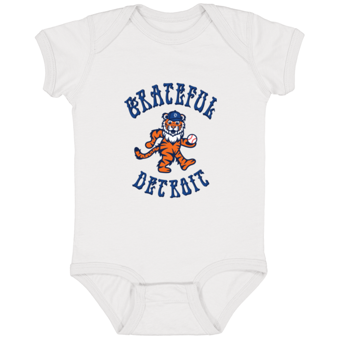 Grateful Detroit - Blue Infant Baby Onsie Bodysuit