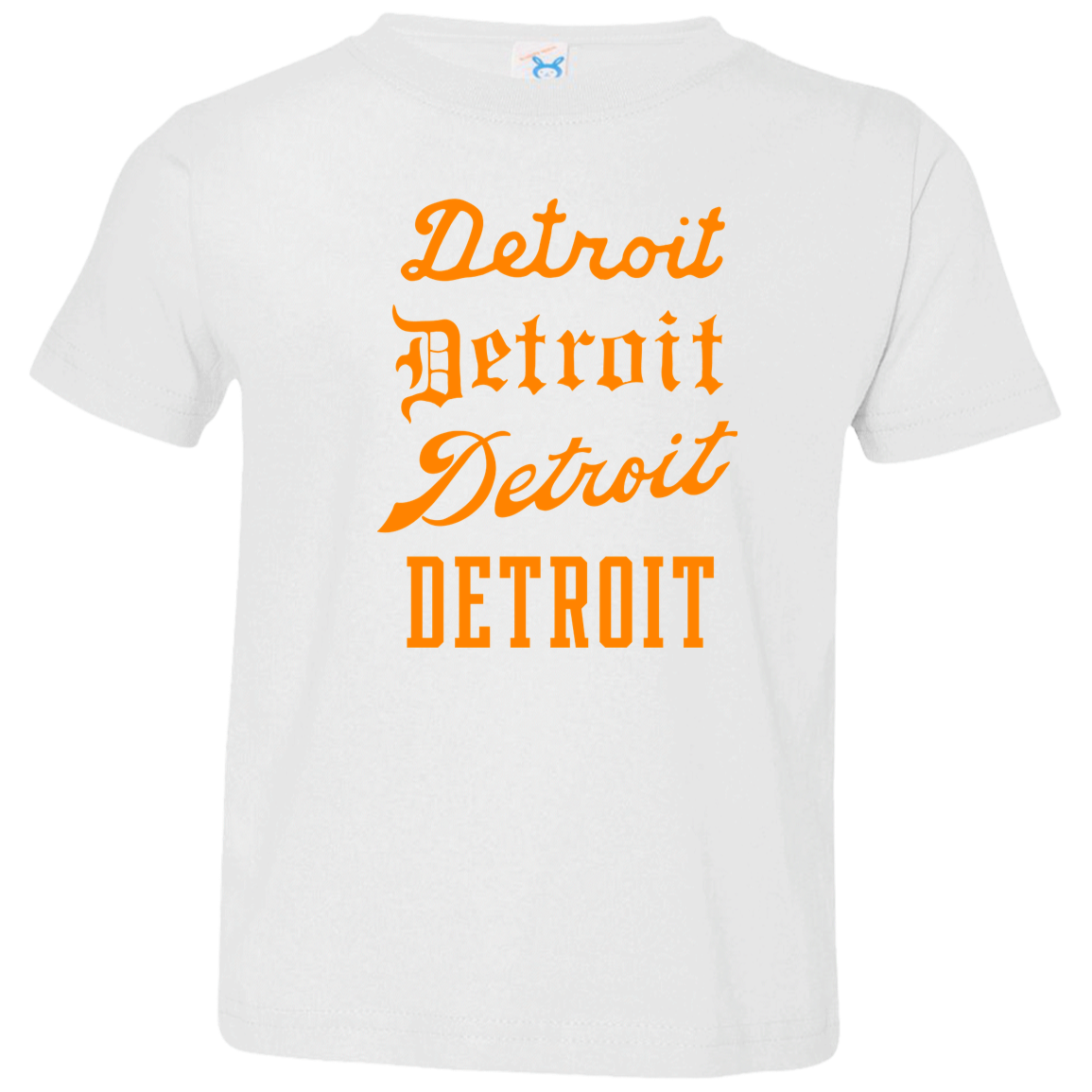 Detroit Stack - Orange Cute Toddler T-Shirt